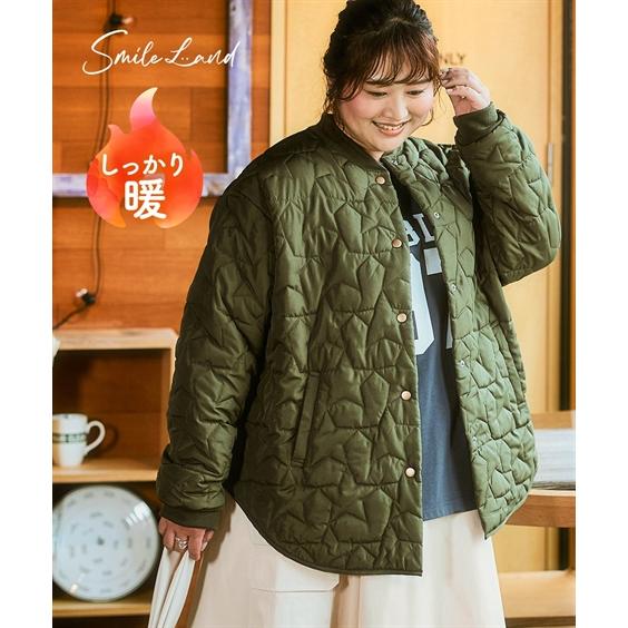 ニッセン（nissen） コート アウター レディース 星柄キルティング | L