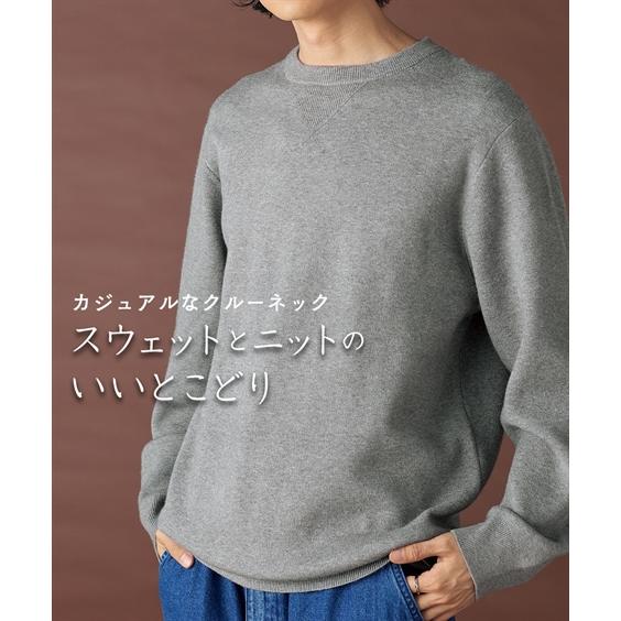 ニットセーター ニッセン（nissen） ニット セーター メンズ スウェット ライク | M/L