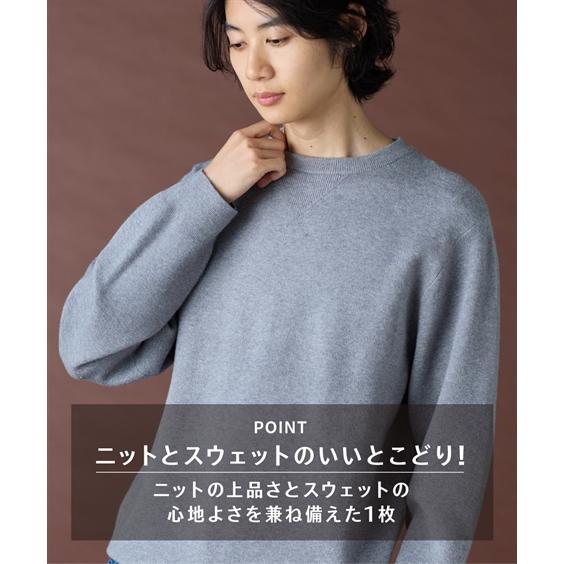 ニットセーター ニッセン（nissen） ニット セーター メンズ スウェット ライク | M/L