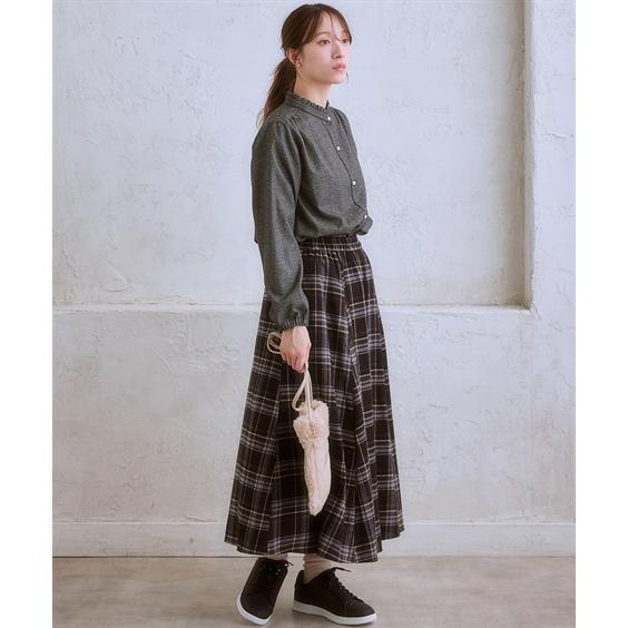ニッセン（nissen） ロングスカート レディース moz モズ ネルチェック