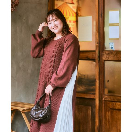 ニッセン（nissen） ワンピース ロング マキシ レディース サイド