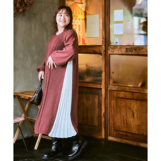 ニッセン（nissen） ワンピース ロング マキシ レディース サイド