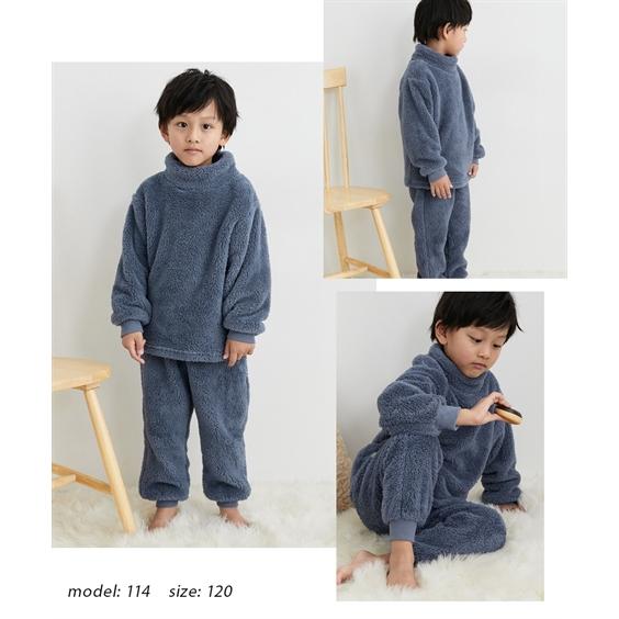 ニッセン（nissen） パジャマ 子供服 キッズ ボア ルームウェア 男の子