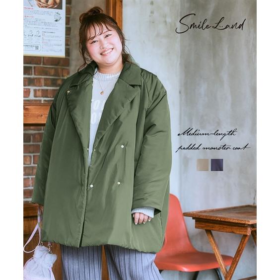 ニッセン（nissen） コート アウター レディース ミディアム丈中わた