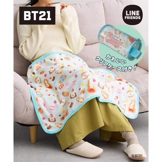 ニッセン（nissen） レディース BT21 クリア ケース 入フリース