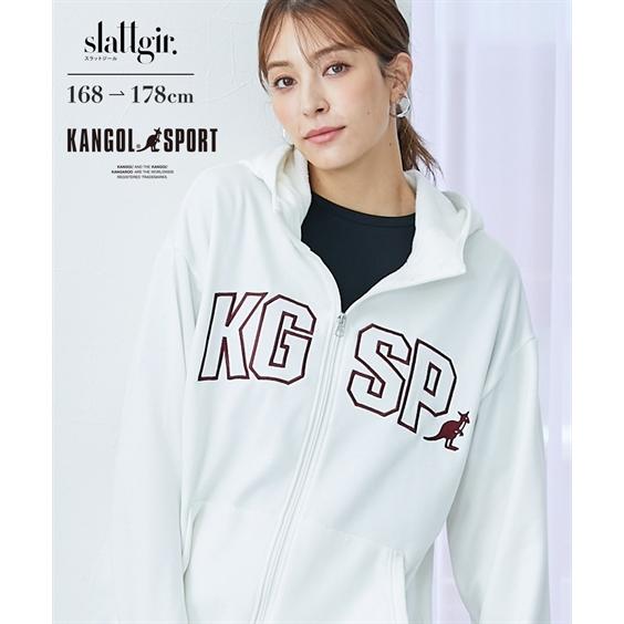 【新品未使用】サイズ1 レディース ラッセルノ パーカー 1473 ニッセン（nissen） パーカー レディース KANGOL SPORT 高身長 トール