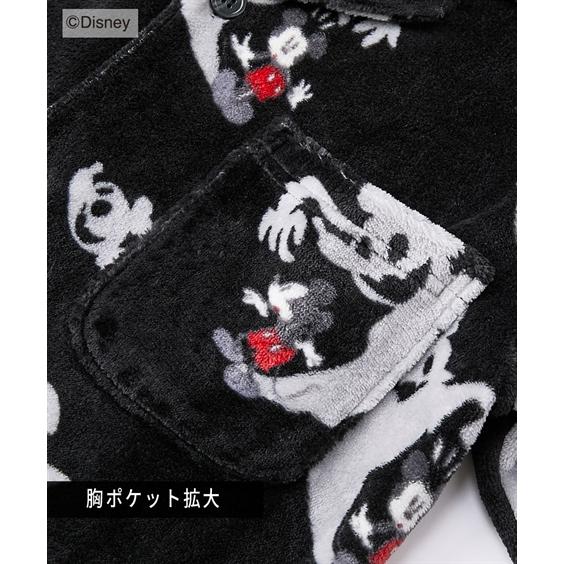 ニッセン（nissen） パジャマ メンズ フランネル 前開き ミッキー