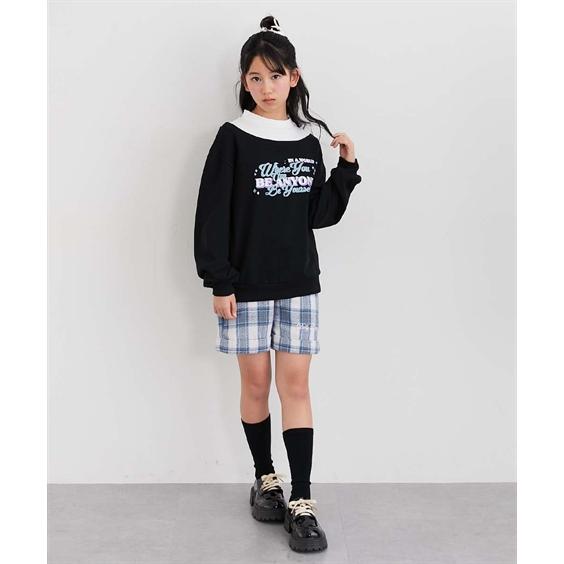 女の子　冬服　まとめ売り　トレーナー　長袖　半袖　150 ニッセン（nissen） トレーナー 子供服 キッズ 裏起毛重ね着風 女の子