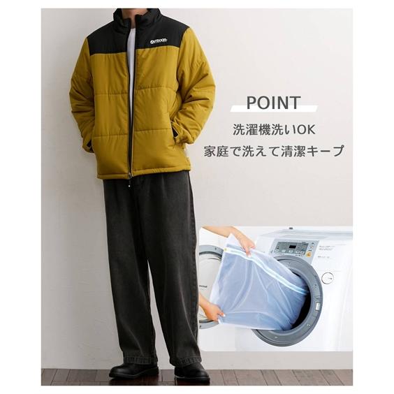 ニッセン（nissen） ブルゾン アウター メンズ 裏アルミ中綿スタンド