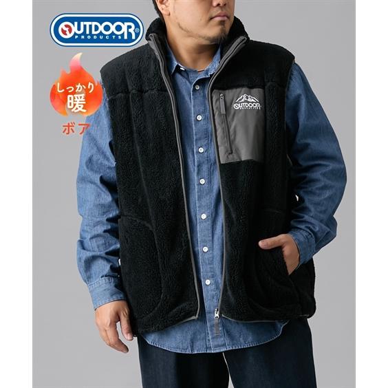 ニッセン（nissen） OUTDOOR ベスト メンズ ボアフリース アウトドア