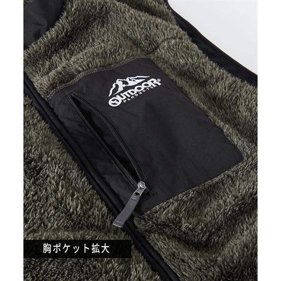 ニッセン（nissen） OUTDOOR ベスト メンズ ボアフリース アウトドア