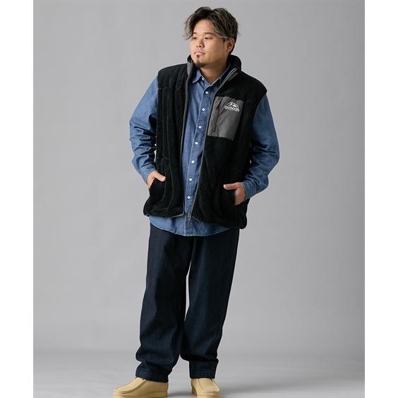 ニッセン（nissen） OUTDOOR ベスト メンズ ボアフリース アウトドア