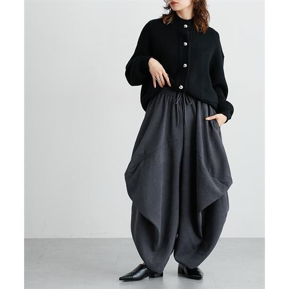 ニッセン（nissen） ワイドパンツ レディース ツイル起毛ゆったり