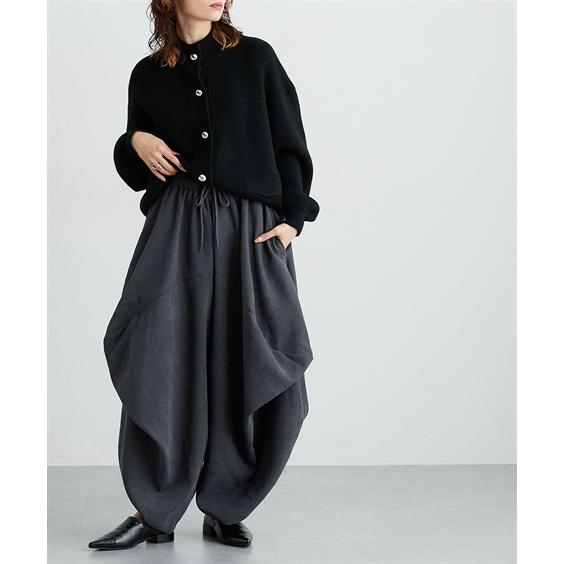 ニッセン（nissen） ワイドパンツ レディース ツイル起毛ゆったり