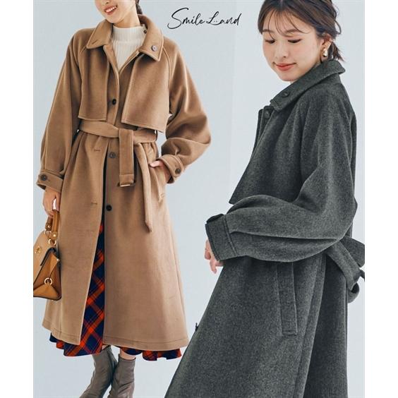 ニッセン（nissen） コート アウター レディース ロング デザイン 共布