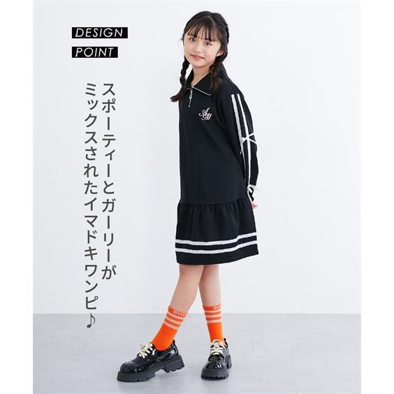 ニッセン（nissen） ワンピース 子供服 キッズ ハーフ ジップ
