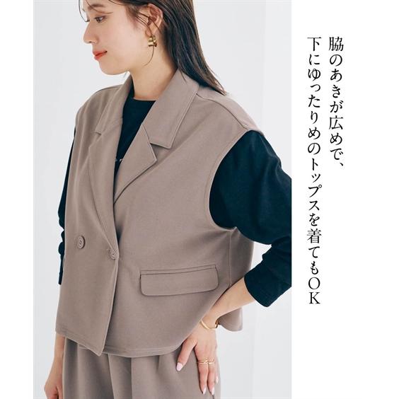 ニッセン（nissen） Tシャツ カットソー レディース ジャケット ベスト