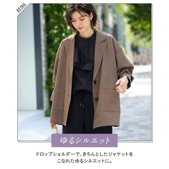 ニッセン（nissen） ジャケット アウター レディース しわになりにくい