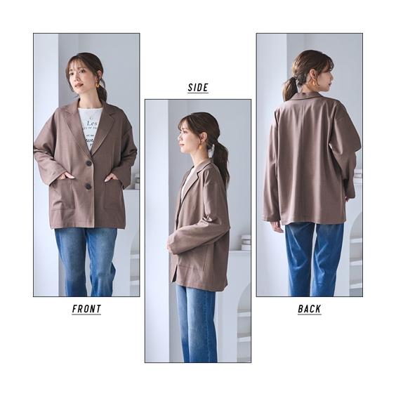 ニッセン（nissen） ジャケット アウター レディース しわになりにくい