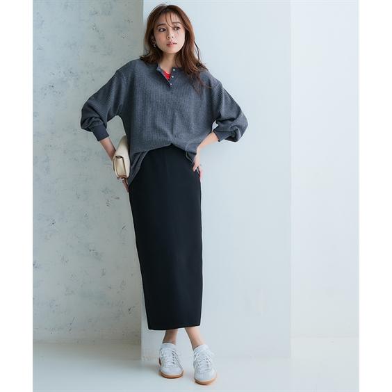 ニッセン（nissen） ロングスカート レディース スポンジ ヤーン