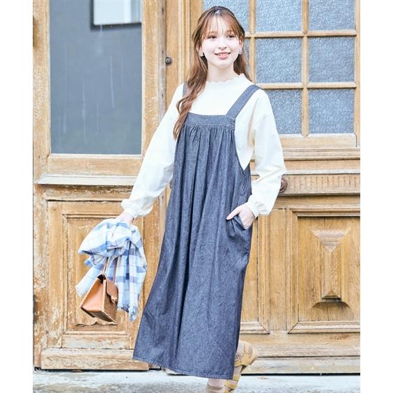 ニッセン（nissen） ワンピース ロング マキシ レディース 綿100 
