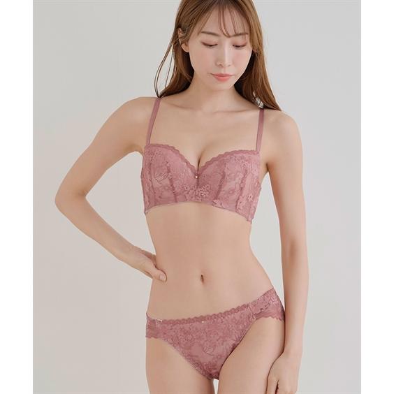 ニッセン（nissen） ブラジャー ショーツ セット レディース 脇高