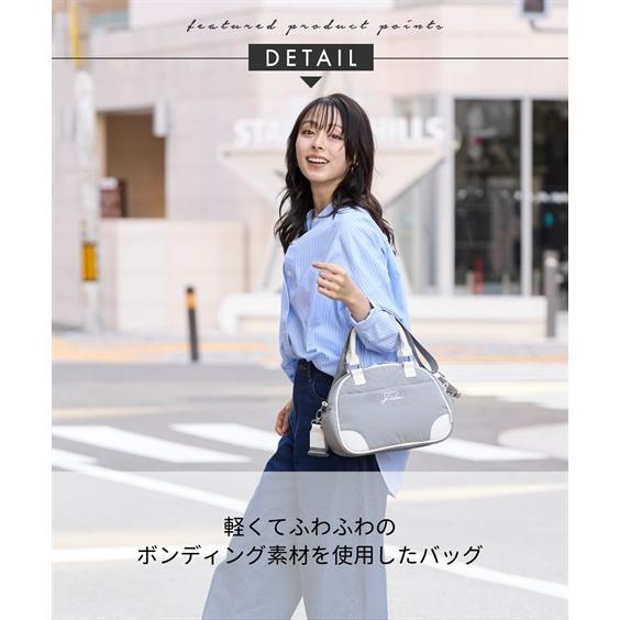 げんき　希少✨ポーター　デニム　ライトグレー　ミニボストンバッグ FILA（フィラ） レディース 11ポケット軽量2WAYボンディングミニ