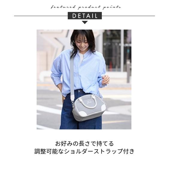げんき　希少✨ポーター　デニム　ライトグレー　ミニボストンバッグ FILA（フィラ） レディース 11ポケット軽量2WAYボンディングミニ