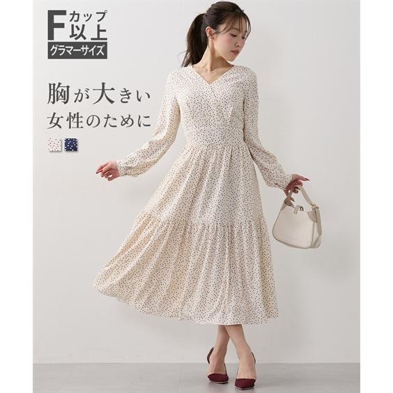 ニッセン（nissen） ワンピース ロング マキシ レディース 大きい胸