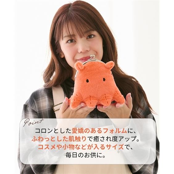 ニッセン（nissen） レディース ふわっとアニマルがま口 ポーチ 春 夏