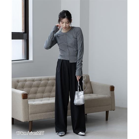 ニッセン（nissen） Tシャツ カットソー トールサイズ レディース 高