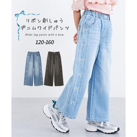 ニッセン（nissen） パンツ ズボン 子供服 キッズ 綿100％ リボン