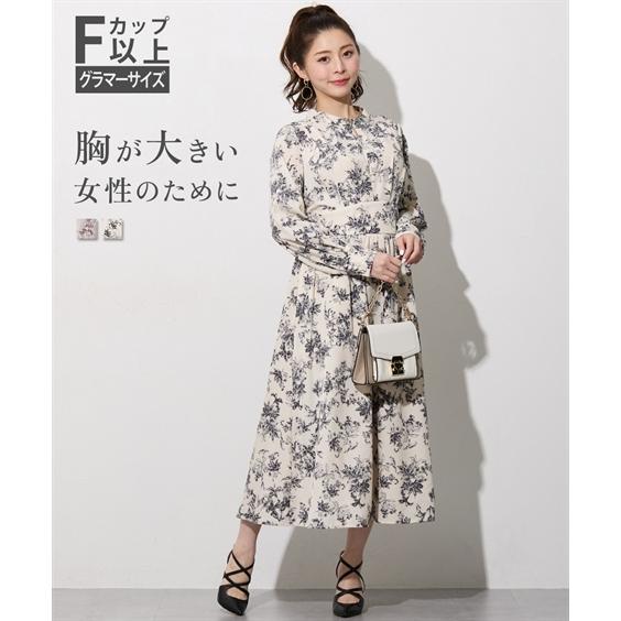 ニッセン（nissen） ワンピース ロング マキシ レディース 大きい胸