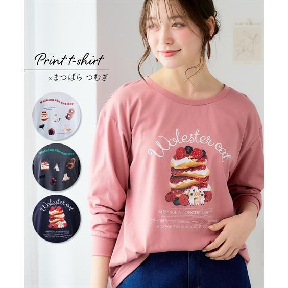 ニッセン（nissen） Tシャツ カットソー レディース まつばらつむぎ