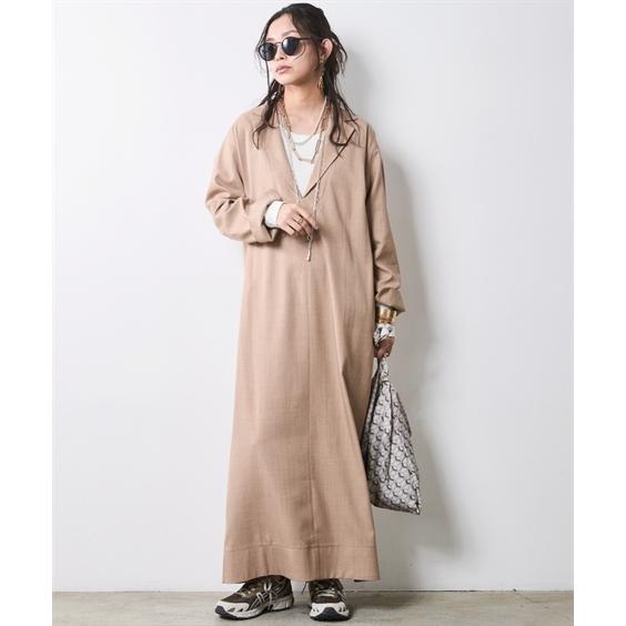 ニッセン（nissen） ワンピース ロング マキシ レディース テーラード