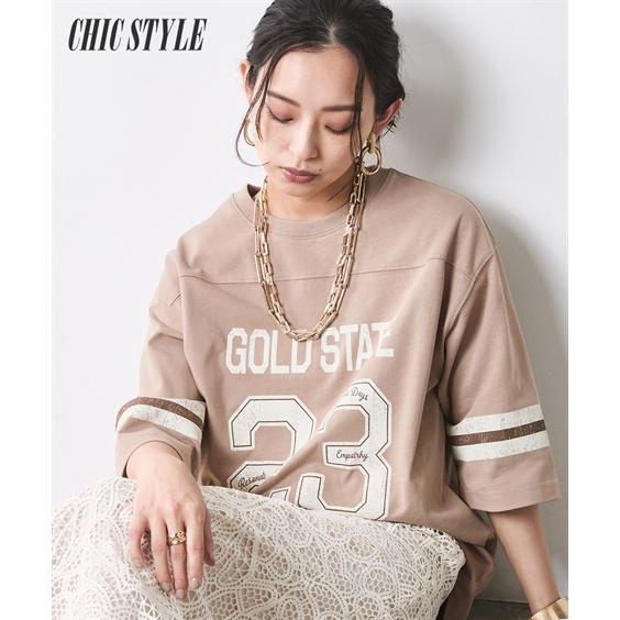 ニッセン（nissen） Tシャツ カットソー レディース 綿100％ 7分袖
