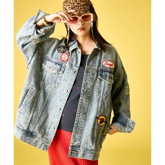 ニッセン（nissen） ジャケット アウター レディース 綿100％ ワッペン