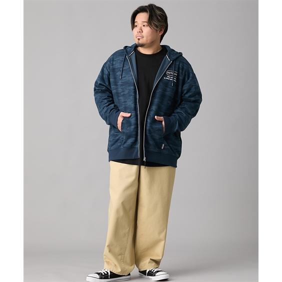 激稀少パーカー/OUTO/NAVY/SIZE・L/2/TOM ニッセン（nissen） OUTDOOR パーカー メンズ ダンボールフルジップ 春