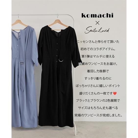 ニッセン（nissen） ワンピース ロング マキシ レディース 前後2WAY