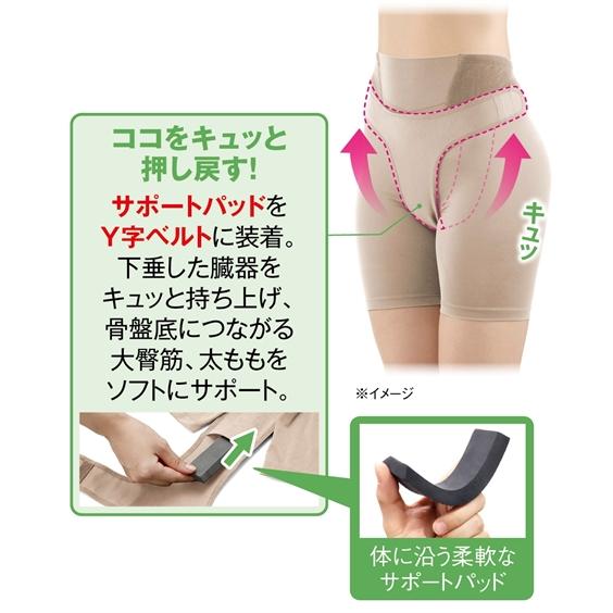 健康グッズ ☆ 骨盤 臓器脱 サポーター 春 夏 秋 冬 ニッセン nissen_5
