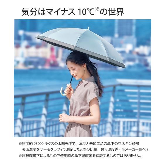 サンブロック ラボ 遮夏クール晴雨兼用傘 2段2way 夏 ニッセン nissenの画像