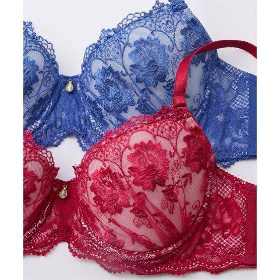 ニッセン（nissen） ブラジャー MTF クラッシックフラワー刺しゅう