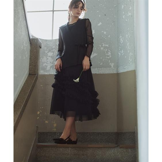 結婚式・パーティードレス 【お呼ばれ・よそいき・結婚式・パーティー・オケージョンドレス】2点セットアッ