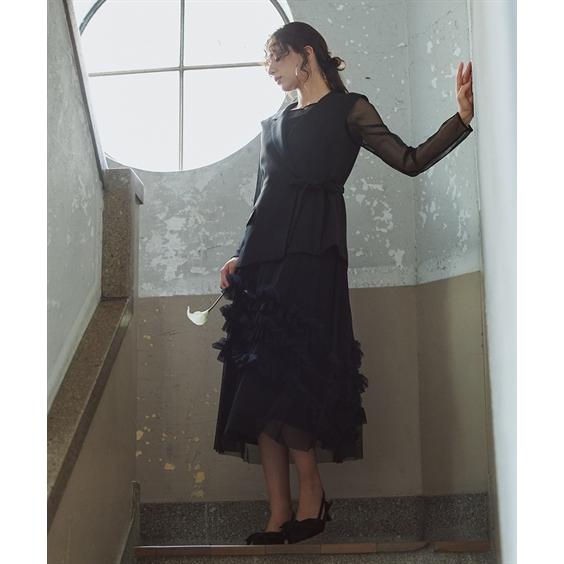 結婚式・パーティードレス 【お呼ばれ・よそいき・結婚式・パーティー・オケージョンドレス】2点セットアッ