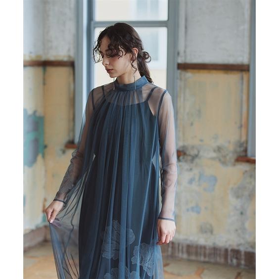 結婚式・パーティードレス 【お呼ばれ・よそいき・結婚式・パーティー・オケージョンドレス】アシメ刺繍使_14