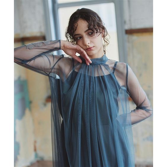 結婚式・パーティードレス 【お呼ばれ・よそいき・結婚式・パーティー・オケージョンドレス】アシメ刺繍使_19