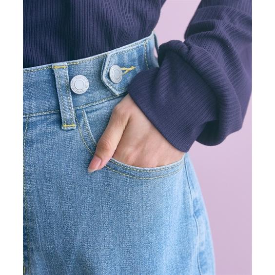 ニッセン（nissen） ストレートパンツ レディース バック 編み上げ