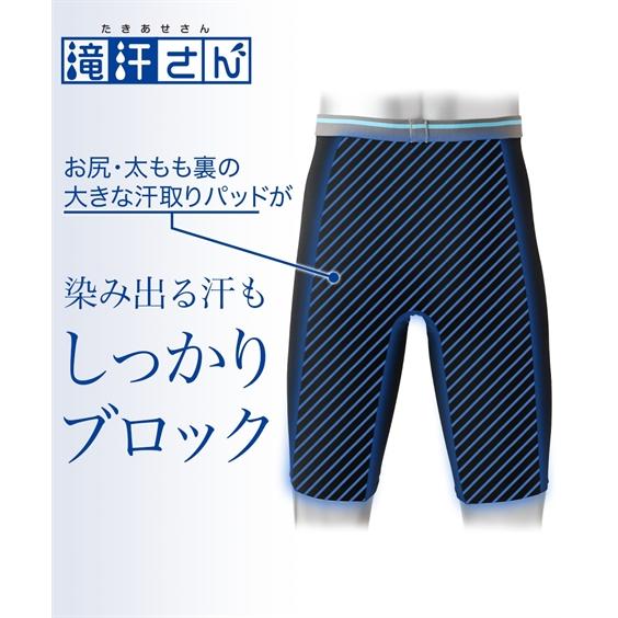 ニッセン（nissen） ボクサーパンツ メンズ 滝汗さん お尻＆後ろ股下汗