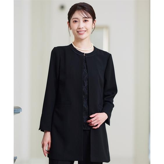 ニッセン（nissen） 喪服 礼服 ブラックフォーマル レディース 前開き