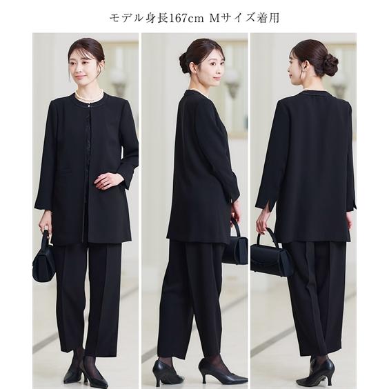 ニッセン（nissen） 喪服 礼服 ブラックフォーマル レディース 前開き